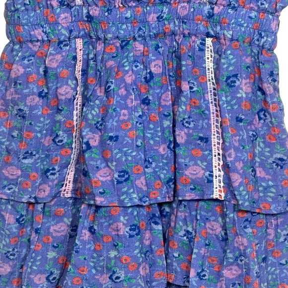 LoveShackFancy Bennet Mini Dress in Summer Blues SZ. S - Picture 8 of 16
